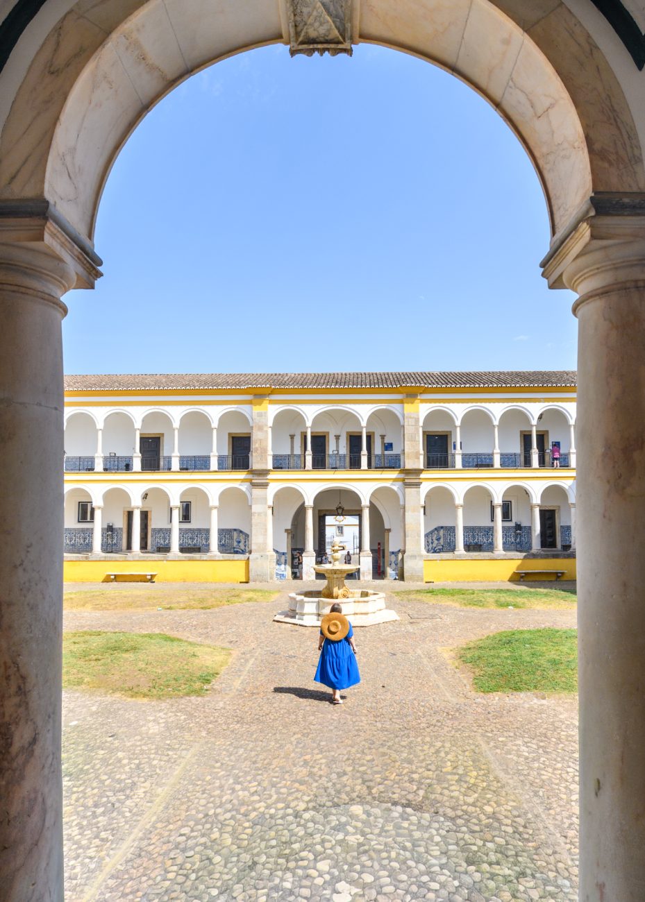 Renaissance courtyard at the University of Évora