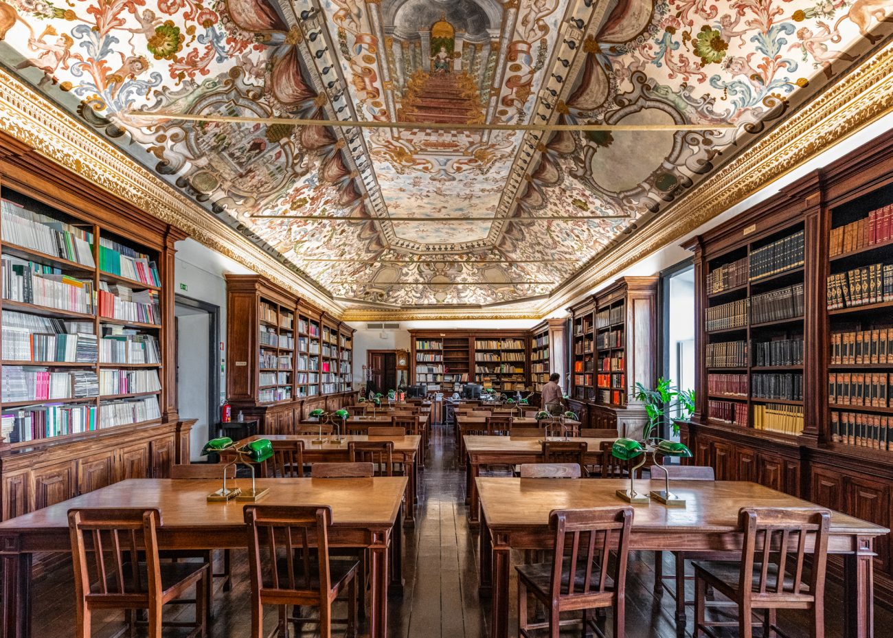 Historic library at the University of Évora