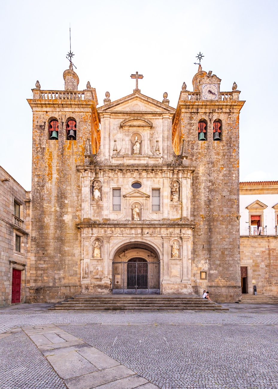 Cathedral of Viseu Portugal in the city center