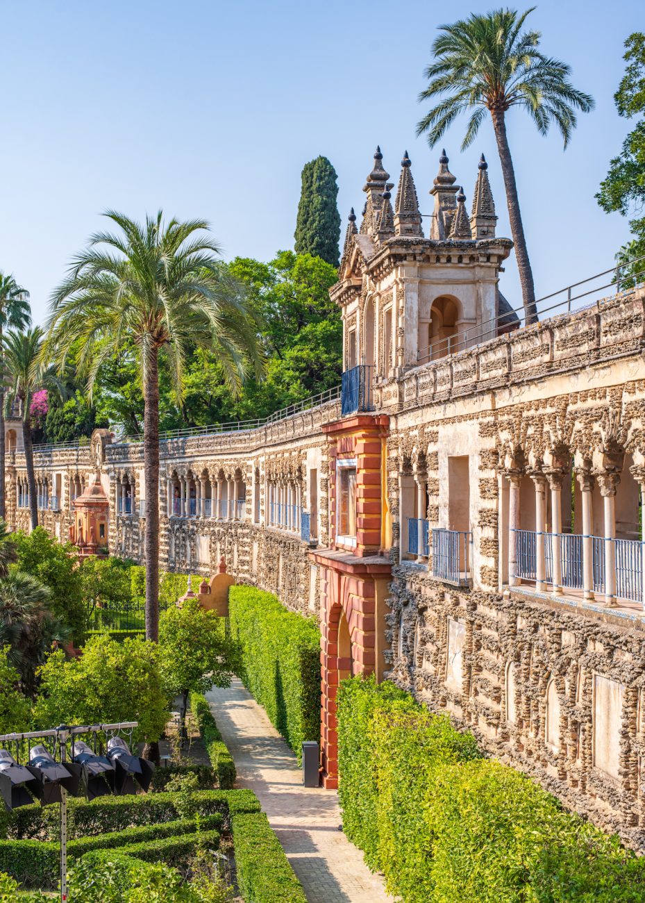 Gardens of Real Alcazar in Seville