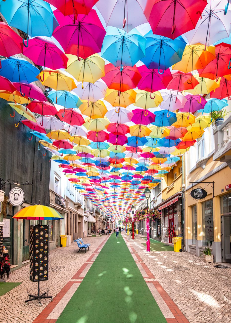Agueda Umbrella Sky Project in Portugal