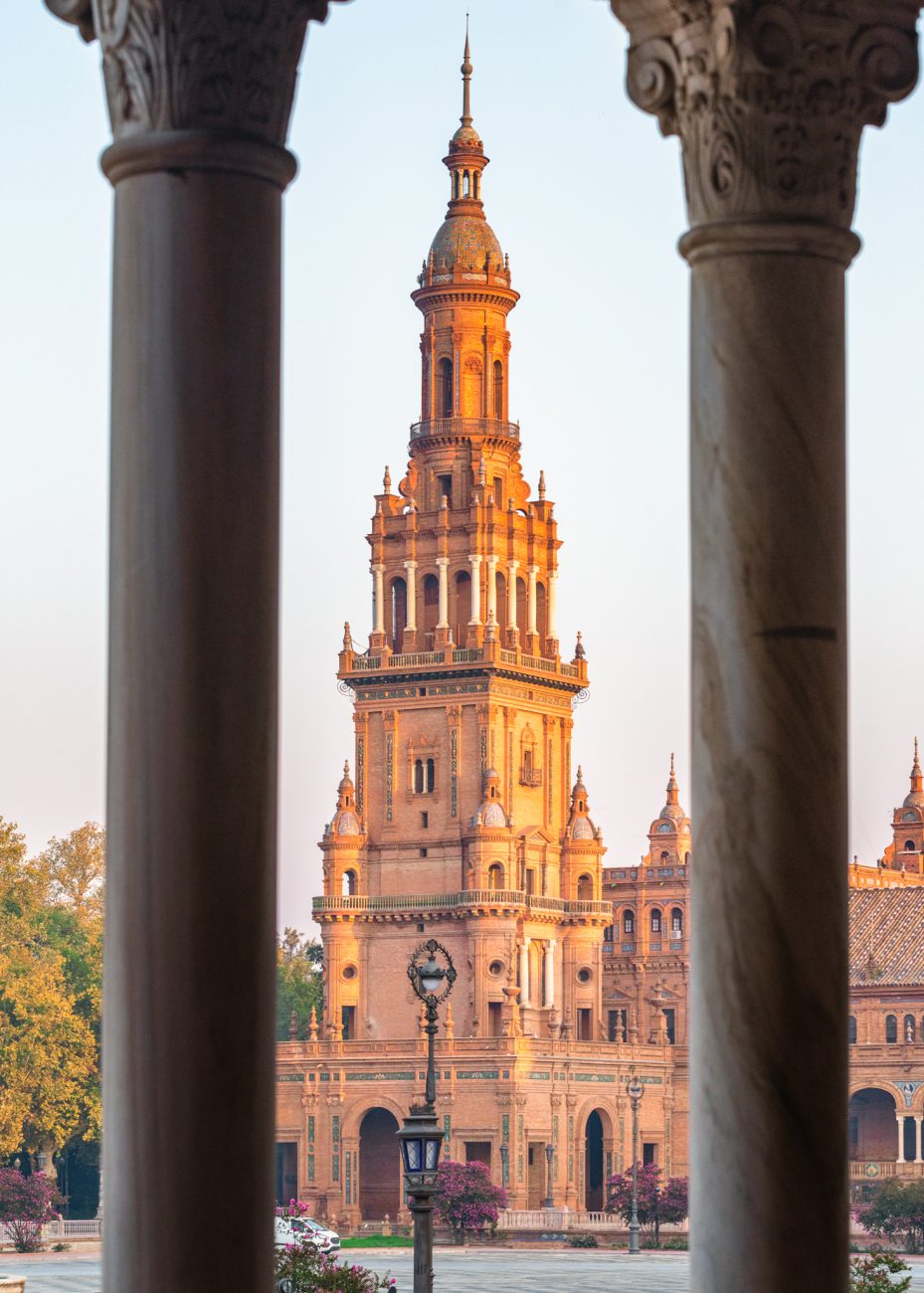Plaza de España in Seville, Spain