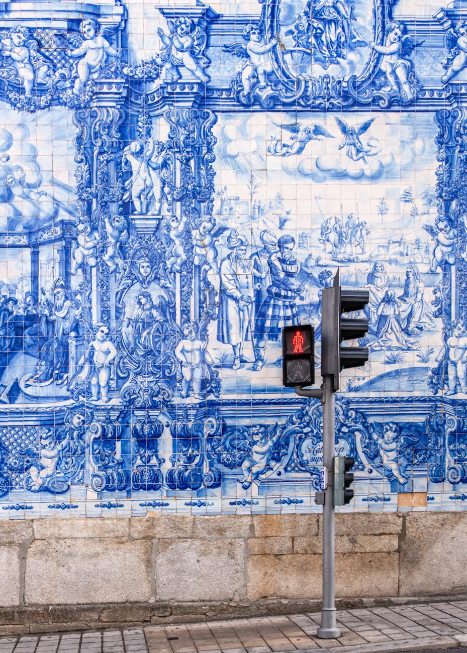 colorful azulejos in Portugal