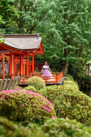 Nezu Shrine in Tokyo, a historic Shinto shrine known for its traditional Edo-period architecture and peaceful grounds