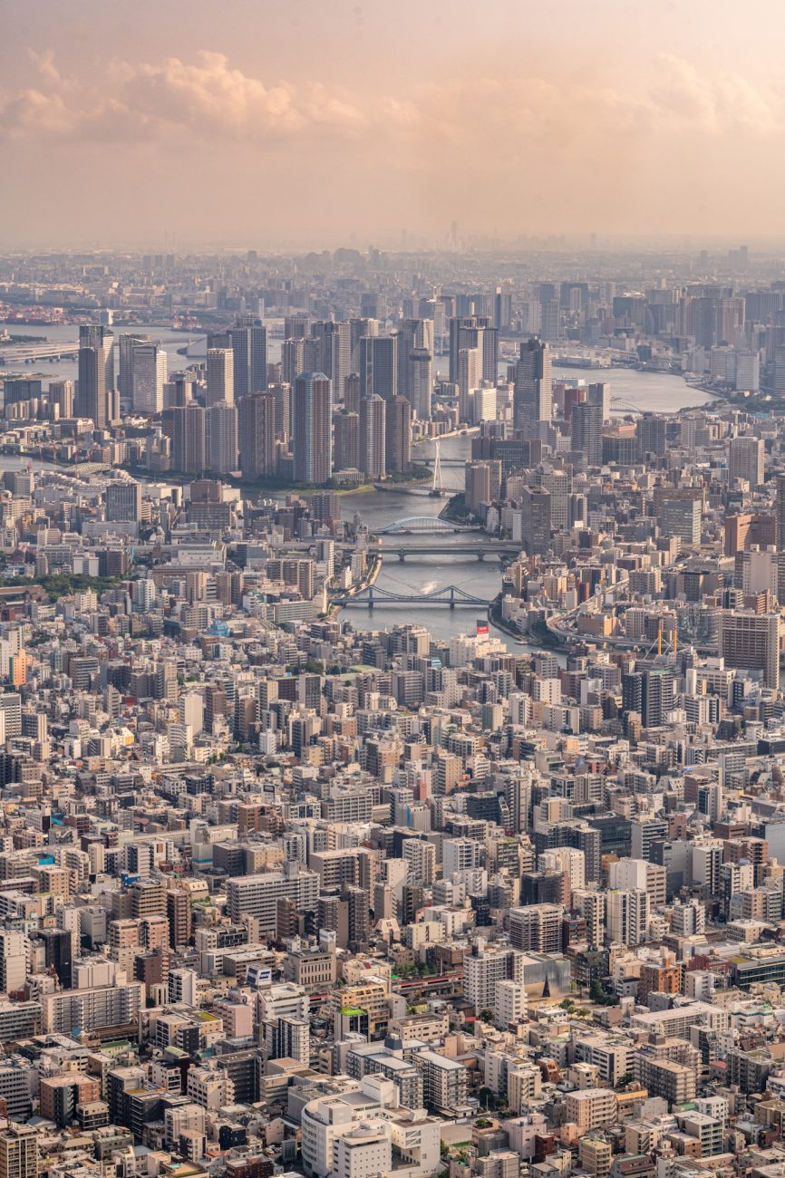 Tokyo Skytree, Japan's tallest tower, offering panoramic views across Tokyo and one of the city's most popular observation decks